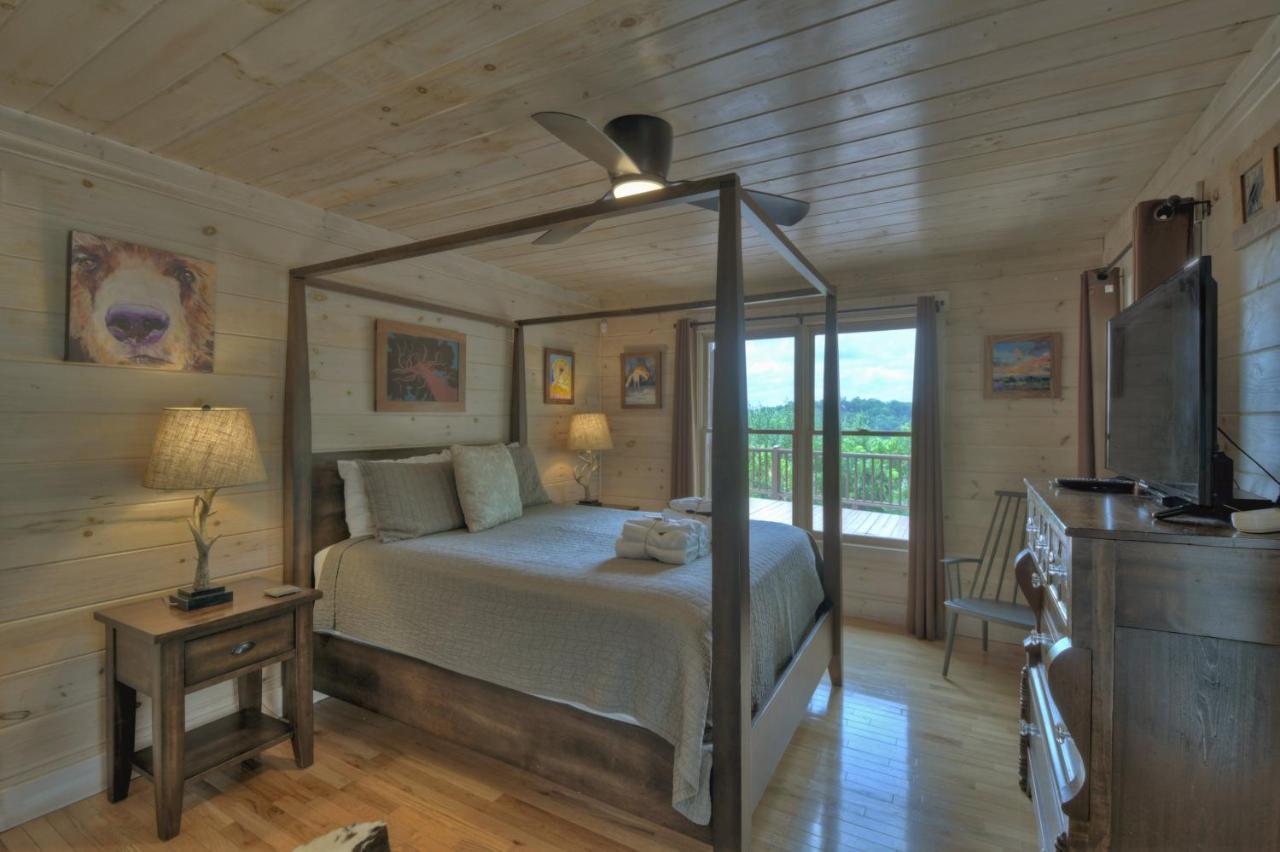 Champagne Chalet - Cuddleup Villa Morganton Esterno foto